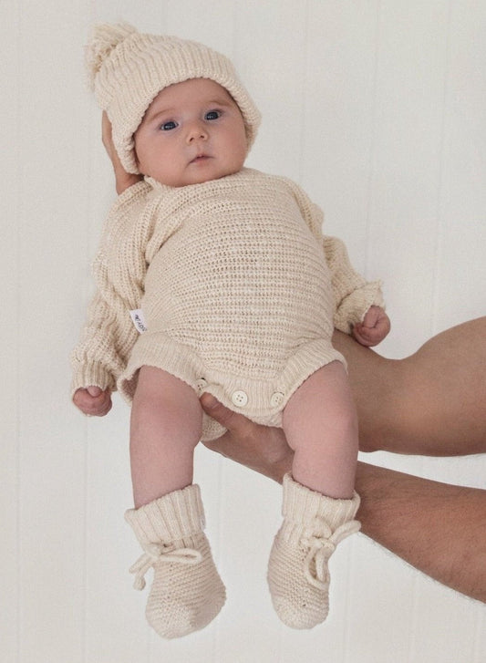 Newborn Warm Clothes | Heirloom Romper For Baby | Brave Little Lamb