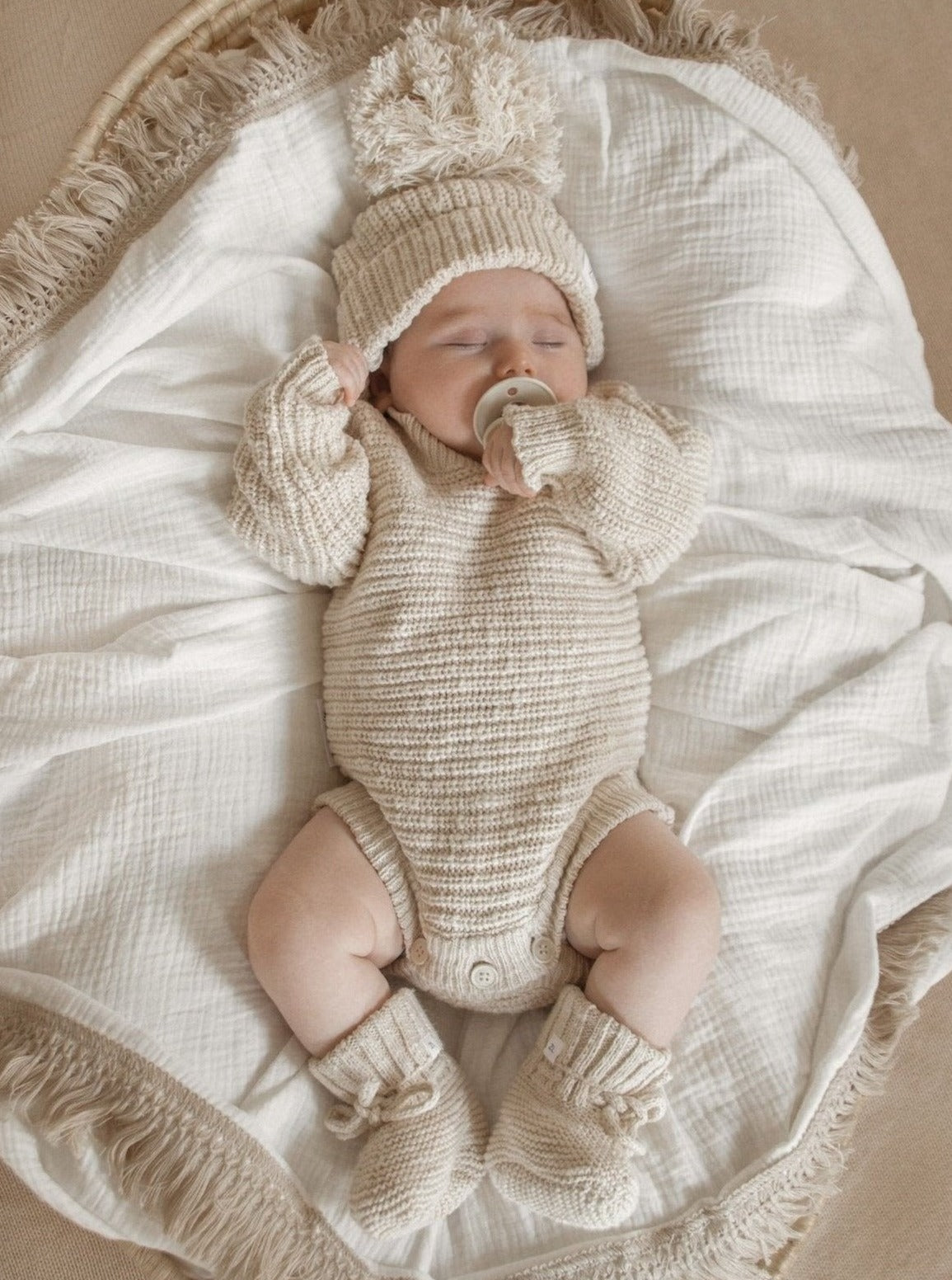 Newborn Warm Clothes | Heirloom Romper For Baby | Brave Little Lamb