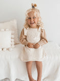 Load image into Gallery viewer, Tie Shoulder Dress Baby Girl | Shoulder Tie Dress | Brave Little Lamb
