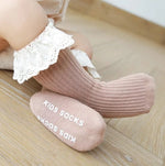 Infant Lace Socks | Jaden Lace Socks | Brave Little Lamb