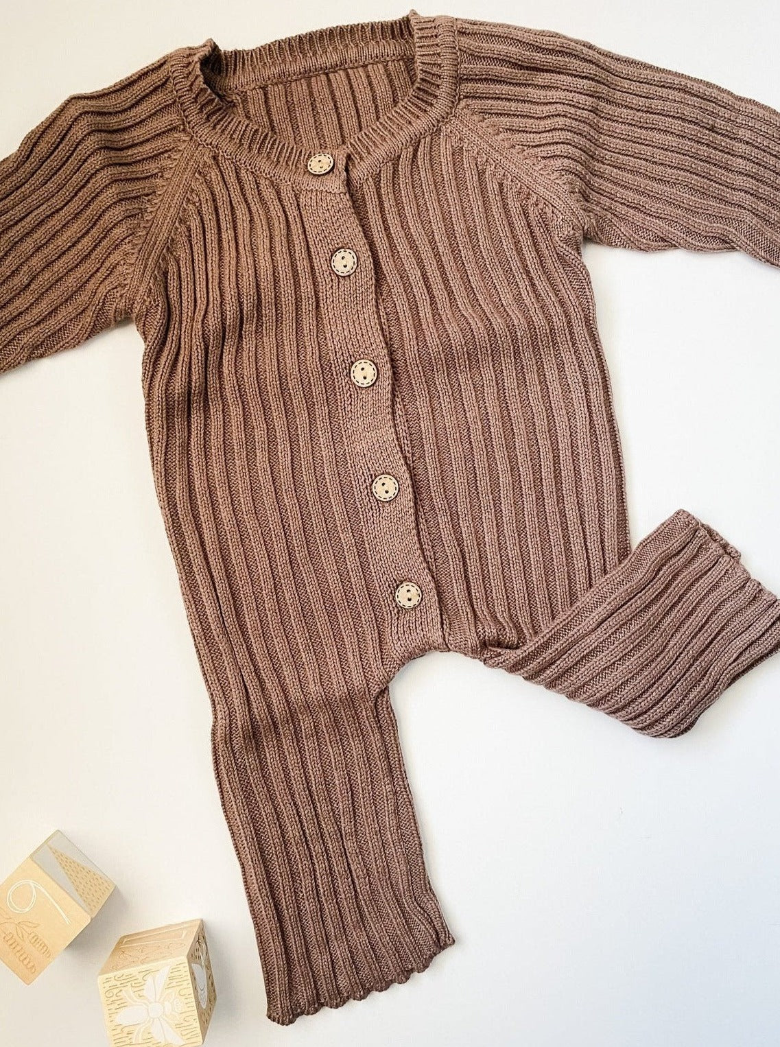 Jonah Knit Jumpsuit-Camel