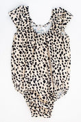Load image into Gallery viewer, Maggie Cap Sleeve Leotard-Tan Leopard
