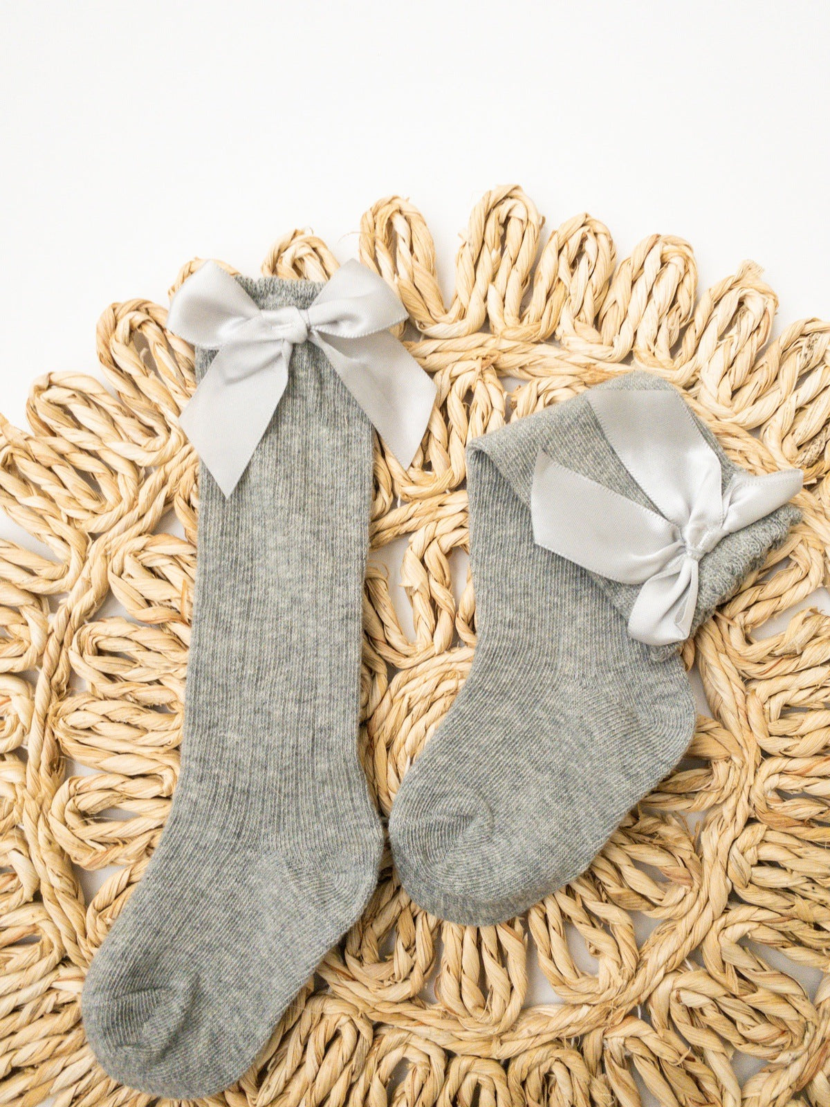 Naomi Ribbon Knit Socks