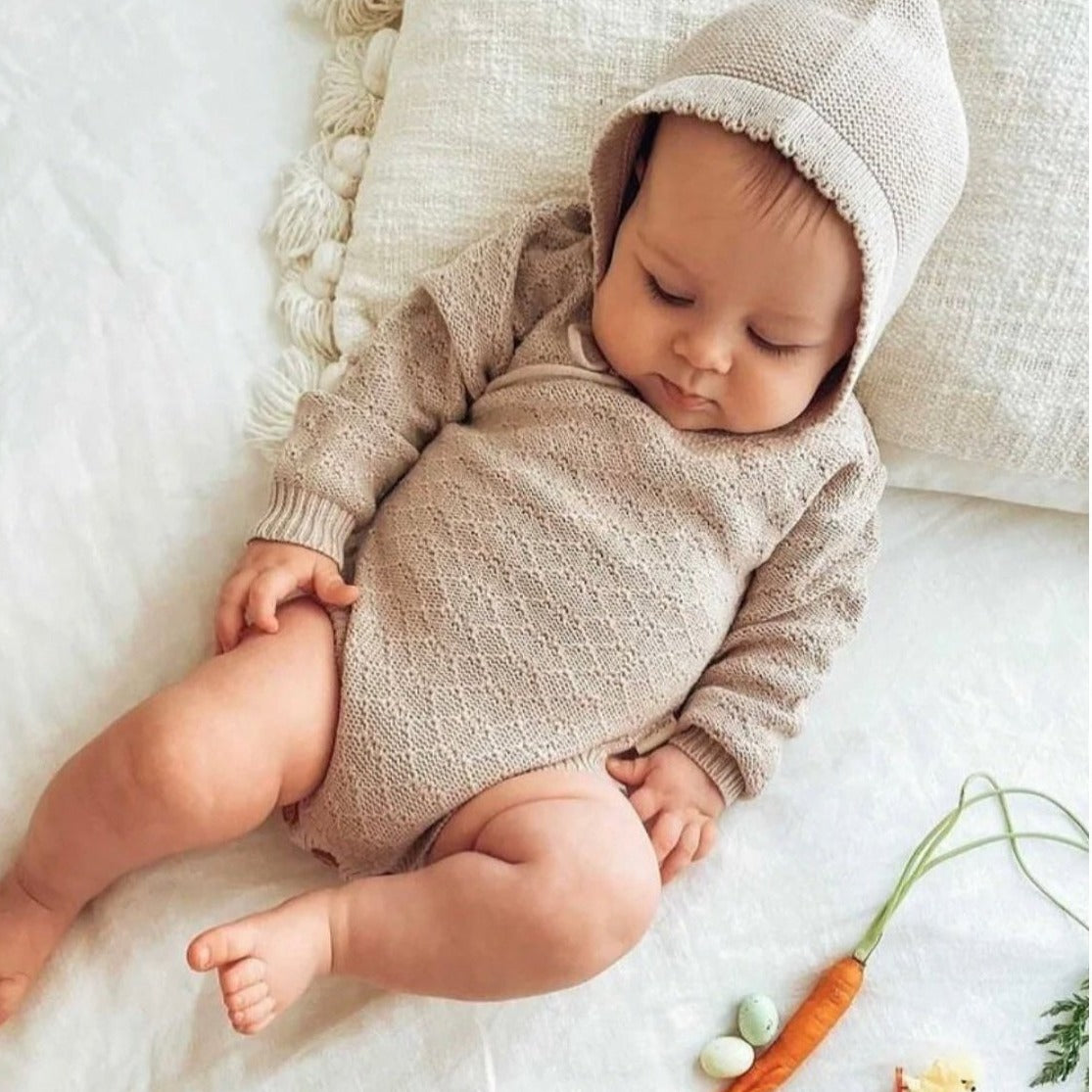 Organic Knitted Romper | Frankie