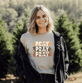 Load image into Gallery viewer, PRAY Tee-Heather Tan
