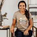 Load image into Gallery viewer, PRAY Tee-Heather Tan
