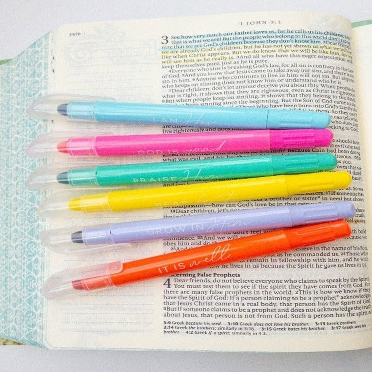 Pastel Bible Highlighter Set