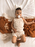 Load image into Gallery viewer, Pointelle Knit Summer Set-Honey Milk
