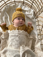 Ribbed Beanie-Mustard