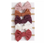 Ribbed Bow Headband