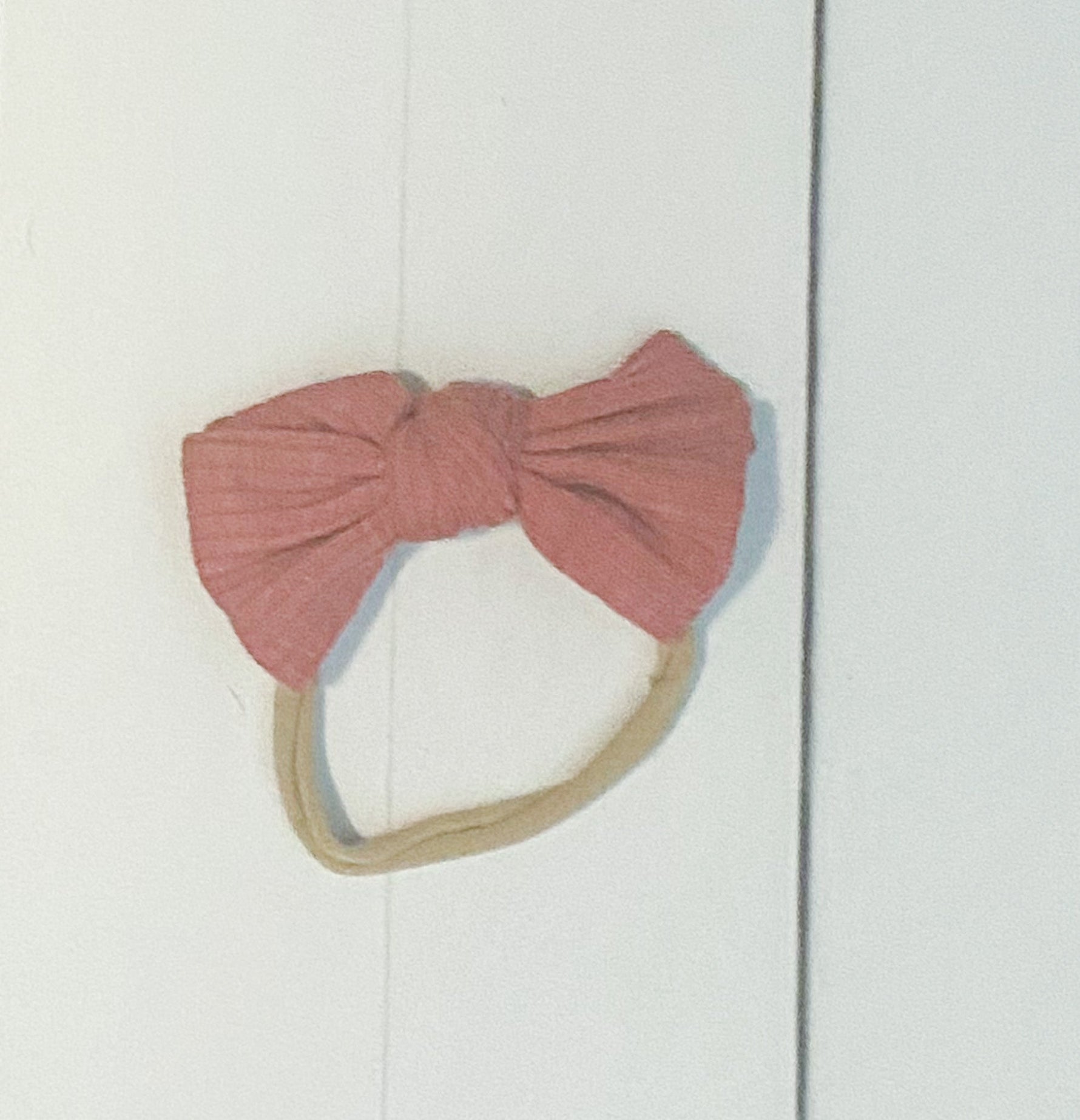 Ribbed Bow Headband