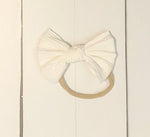 Ribbed Bow Headband