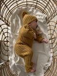 Load image into Gallery viewer, Ribbed Romper-Mustard
