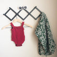 Load image into Gallery viewer, Selah Ruffle Bodysuit-Burgundy
