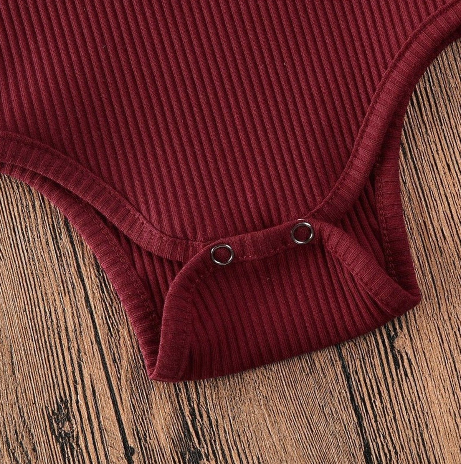 Selah Ruffle Bodysuit-Burgundy