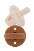 Load image into Gallery viewer, Sweetie Soother™ Pacifier Set-Coconut/Toffee
