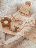 Load image into Gallery viewer, Teddy Daisy Pacifier Holder- Almond

