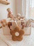Load image into Gallery viewer, Teddy Daisy Pacifier Holder- Almond
