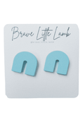 Load image into Gallery viewer, Willow Stud Earrings-Blue Arches

