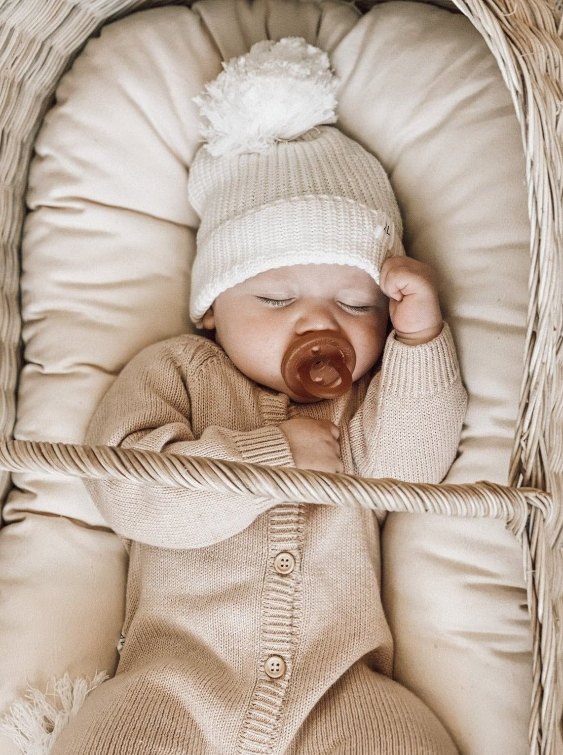 ZL Chunky Knit Beanie | Milk